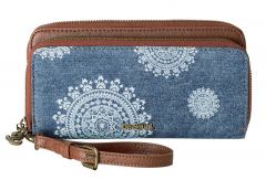 Desigual Geldbörse Two Levels African Art Jeans