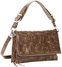 Desigual Murano Überschlagtasche Coriolis Camel Nieten - Braun