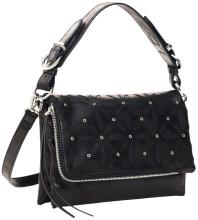 Desigual Murano Überschlagtasche Coriolis Nieten - Schwarz