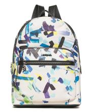 Desigual Rucksack Lima confetti bunt bedruckt weiß schwarz