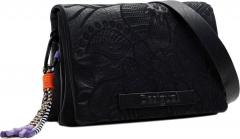Desigual Überschlagtasche Alpha Dortmund Flap 2.0 Negro Black 