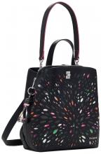 Blackwell Damenrucksack schwarz Desigual Stanzungen bunt Sumy Mini