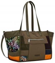 Shopper Nylon Desigual khaki Bamba Guimar Cord
