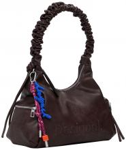 Desigual Schultertasche Montville Choco Logo dunkelbraun