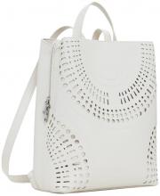 Backpack Desigual Orbis beige Stanzungen geometrisch Crudo Sumy