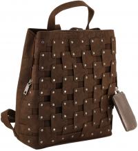 Tagesrucksack Desigual Sumy Patch Nieten rockig Chocolate Paisley braun