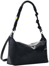 mittelgroße Handtasche Desigual schwarz Sierra bestickt Huntington