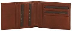 The Bridge Story Uomo große Geldbörse Herren RFID Leder braun