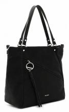 Doppelhenkeltasche Suri Frey Holly Black Perforierung