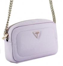 Guess Sharma Camerabag mit Kette besonders weich Lilac Fliederfarbe