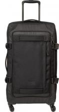 4-Rollen Koffer Eastpak Trans4 L TSA Zahlenschloss Coat Black Kevlar Optik
