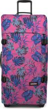 großer Reisetaschentrolley 2 Räder Eastpak Tranverz L Monstera Pink 