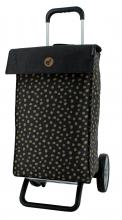 Andersen Shoppingwagen Alu Star Shopper Fita Schwarz gepunktet