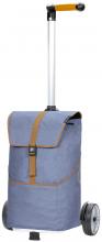 Andersen Unus Shopper mit Rucksacktasche Auke Flieder blau Einkaufstrolley