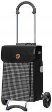 Andersen Scala Shopper Hente Schwarz kariert Einkaufsroller