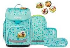 Ergobag Cubo Schulranzen Set ReitBärtraum - Pferde