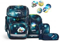 Ergobag Cubo Schultaschenset Weltall RaumfahrBär Reflektoren
