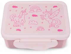 Ergobag Brotdose Edelstahl Einhorn rosa Snackbox