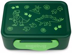 Jausenbox Dinosaurier dunkelgrün Urzeitprint Ergobag