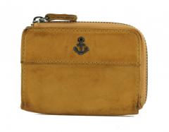 Harbour2nd Schlüsseltascherl Speed gelb Smooth Plain Leder