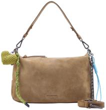 FREDsBRUDER Beautiful Mess Shoulderbag Crossovertasche Velours Dark Sand - Beige