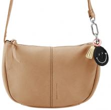 Umhängetasche FREDsBRUDER Take a Smile Milchkaffee Halfmoon