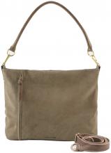 Schultertasche Beyond Hobo Taupe Velours FREDsBRUDER