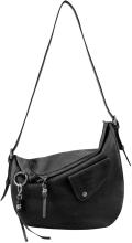 FREDsBRUDER My Forever Friend Shoulderbag Front Pocket Leder Schwarz