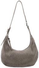 FREDsBRUDER Ledertasche Soft Cut taupe halbrund Muddy Khaki feminin