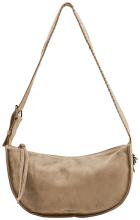FREDsBRUDER Whipstitch Soul Hobo Beuteltasche Velours Dark Sand - Beige