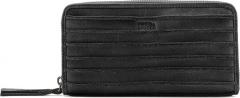 Geldtasche schwarz Leder Wallet Riffel Big FREDsBRUDER