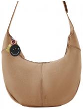 FREDsBRUDER Ledertasche Take A Smile Milk Coffee hellbraun