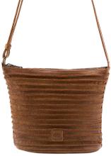 FREDsBRUDER geräumige Handtasche Riffelinchen Leder braun