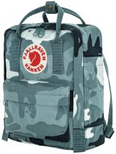 Fjällräven Mini Backpack Kinder Kanken Graphics Nimbus Blue Hidden Animals bunt