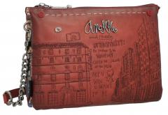 schmale Schultertasche Anekke City Art rot Tablet Glanzgarn