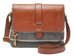 Fossil Kinley Überschlagtasche FBRC Small CB Chambray