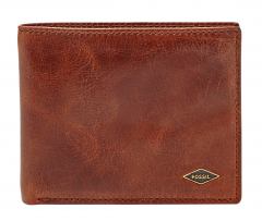 Fossil Ryan BF FL ID RFID Protection Portmonee Braun