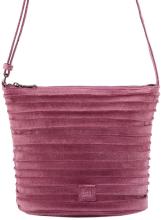 pinke FREDsBRUDER Crossovertasche geriffelt Juicy Berry Leder Riffelinchen