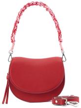 FREDsBRUDER Überschlagtasche My Saddle Cherry Red Lederreste