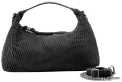 klassisch schwarze FREDsBRUDER Damentasche Soft Cut Kette