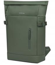 Kapten and Son urbaner Laptoprucksack Helsinki Dusty Green gummiert