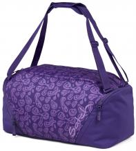 Satch Bright Faces lila Trainingstasche Smiley recycelt