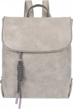 Cityrucksack Bitzi06 Fritzi aus Preußen Metallic Shell Grau vegan