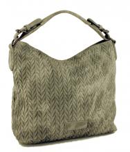 Fritzi aus Preußen Schultertasche Zopf Adriana Canvas Metal