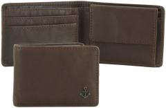 dunkelbraune Herrenbörse Mini Harbour 2nd Thorin Chocolate Brown 