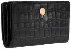 JOOP Lederbörse Damen Belinda Coccodrillo Black 