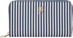 Tommy Hilfiger Longbörse Poppy Summer LRG ZA Space Blue Stripe 