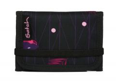Geldbörse schwarz pink Blumen Satch Wallet Mystic Nights klappbar