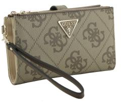 gräumige Geldbörse mit Handyfach Latte Logo Guess Laurel II