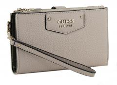 Geldtasche Guess Eco Brenton nachhaltig Almond Nude beige